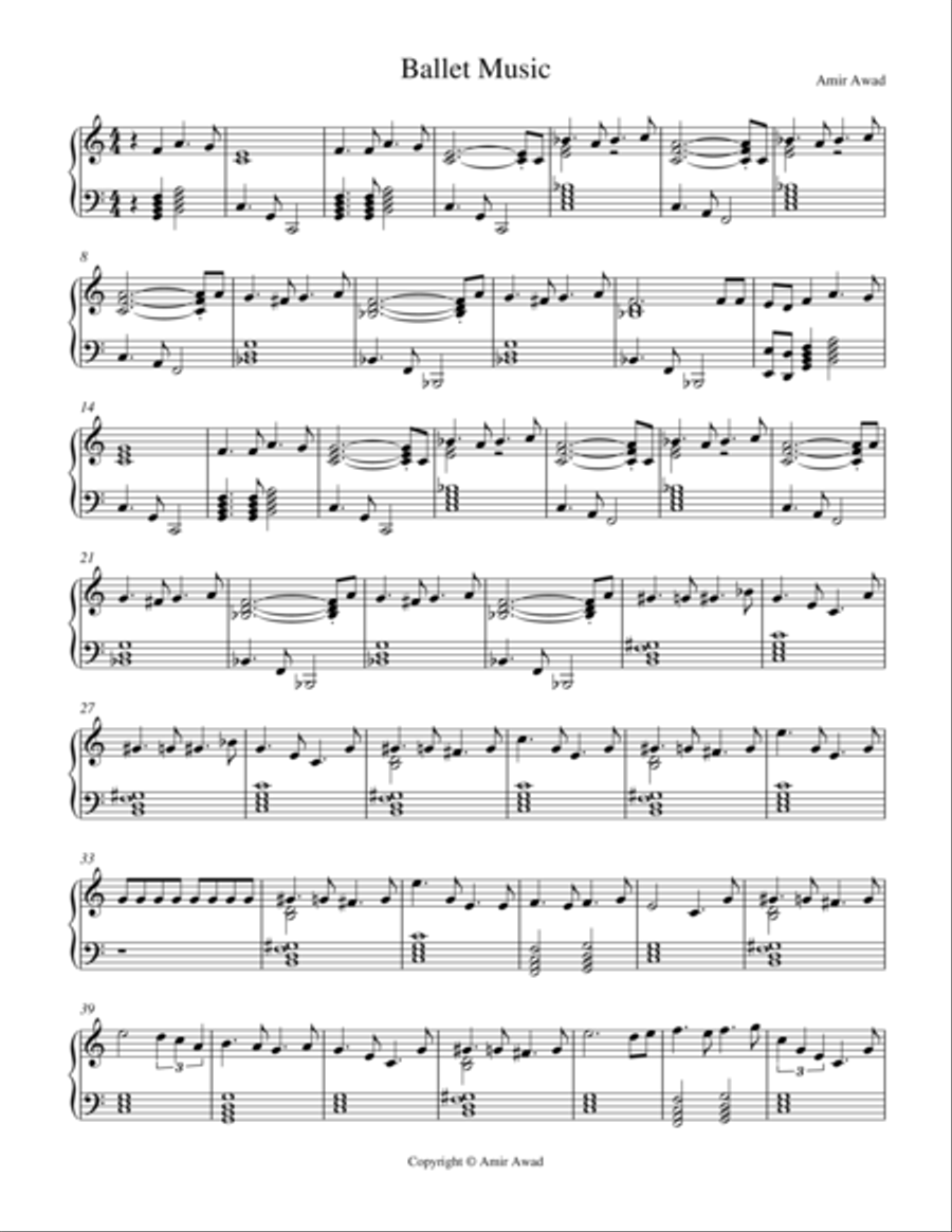 Spring Piano Solo scores gallery preview page 1