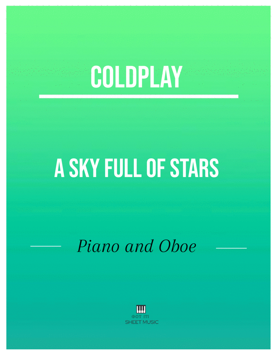 A Sky Full Of Stars Small Ensemble scores gallery preview page 1