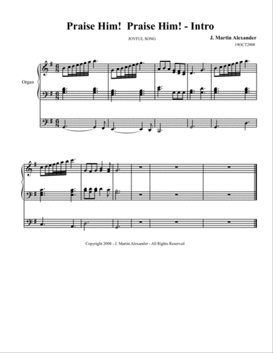 Hymn Introductions and Modulations - Book VI Organ Solo scores gallery preview page 6