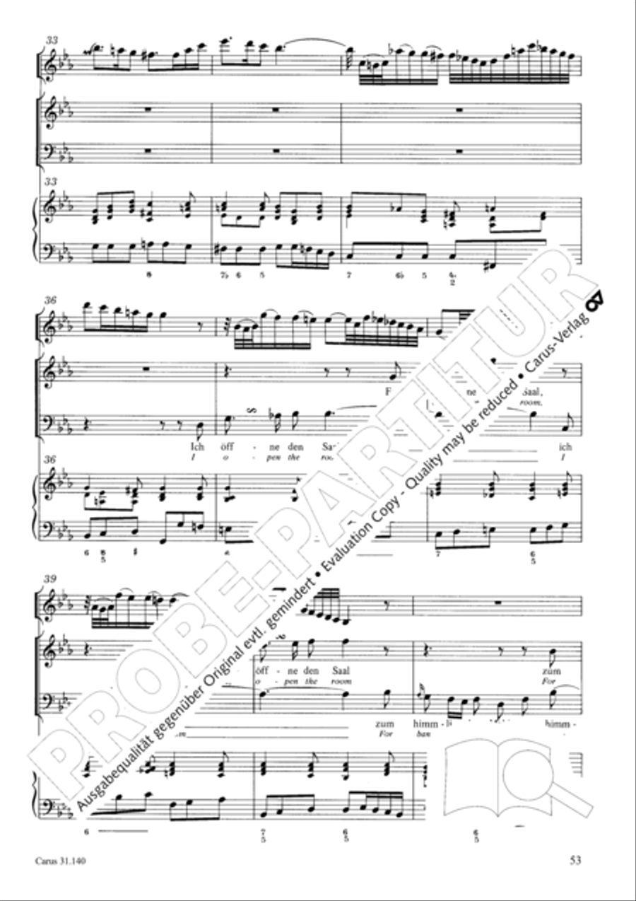 Wake, o wake and hear the voices STB scores gallery preview page 54