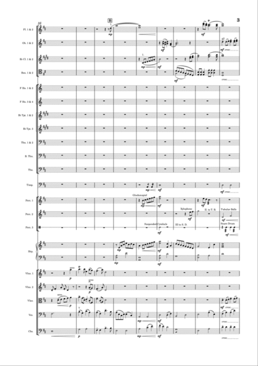 Till We Meet Again - Score Only Full Orchestra scores gallery preview page 3