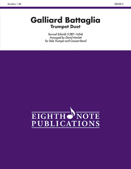 Galliard Battaglia (Two Trumpets and Concert Band)