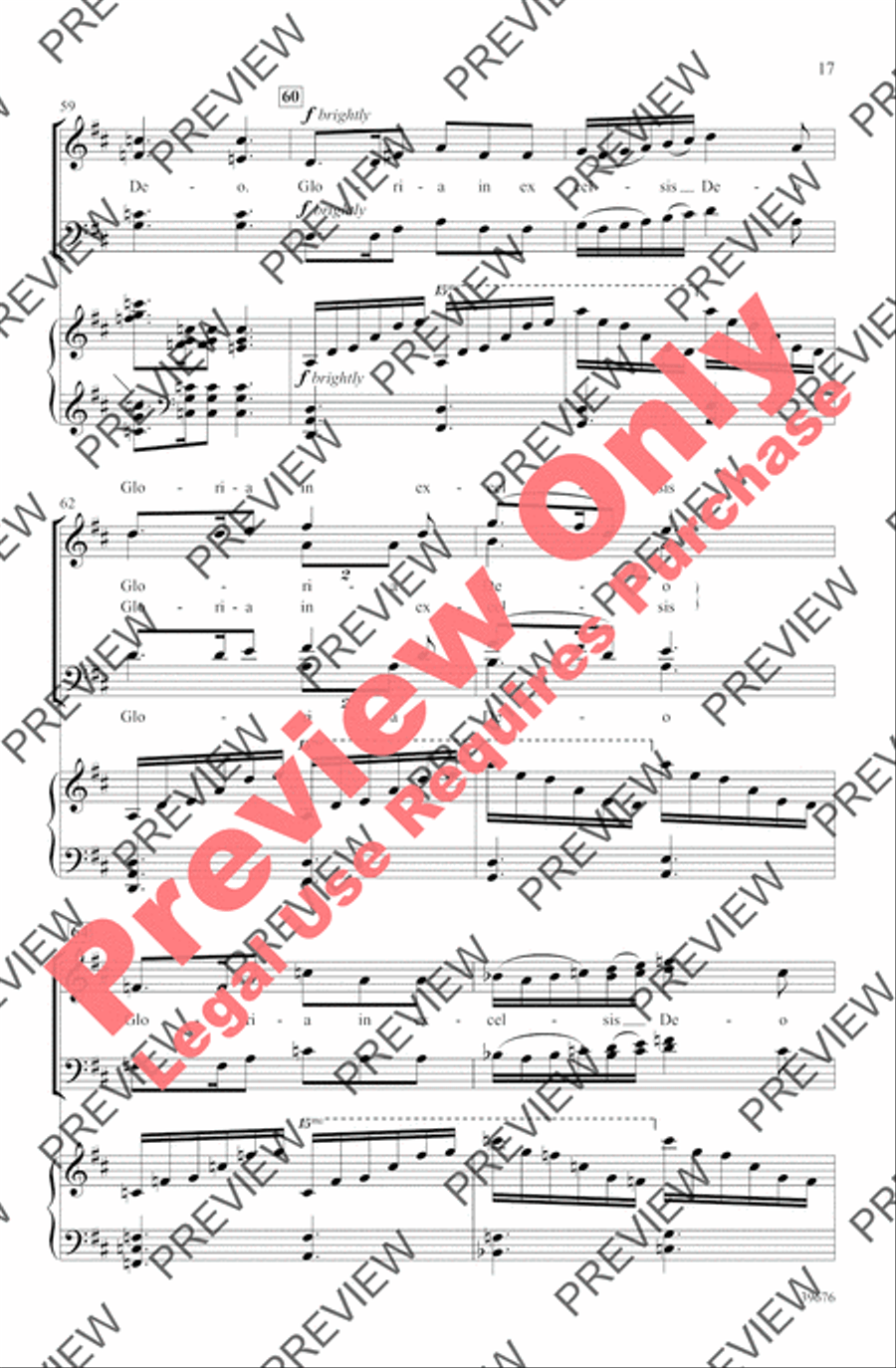 Missa Festiva Missa Festiva 4-Part scores gallery preview page 20