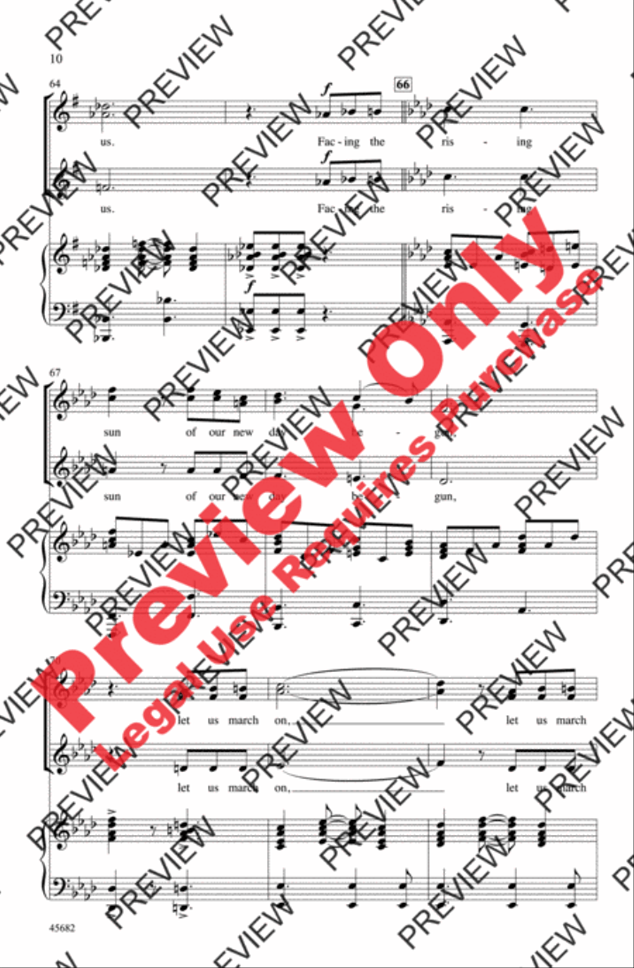 Lift Every Voice and Sing Women's Choir scores gallery preview page 9