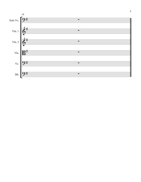 Sonata for Cello RV 40 Movement I
