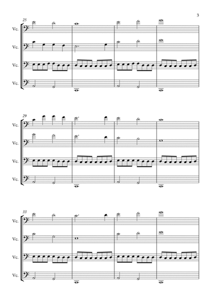 Juddah's Riff - Cello Quartet image number null