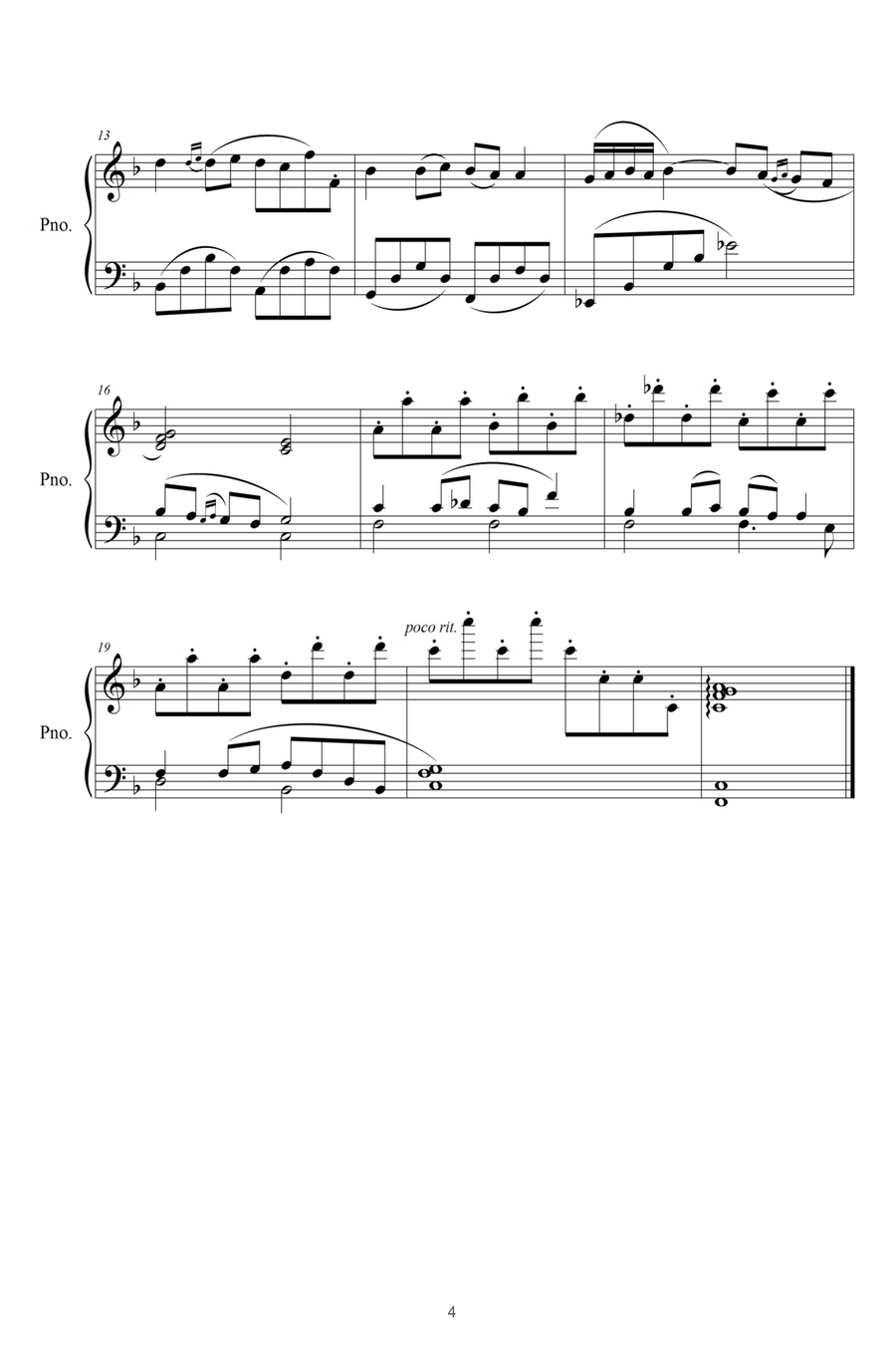 Summer at the Piano ALBUM Voice scores gallery preview page 4