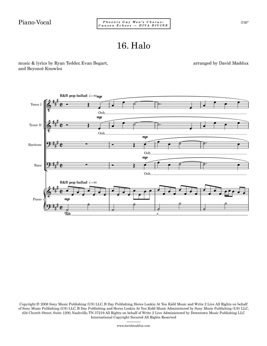Halo Halo TTBB scores gallery preview page 1
