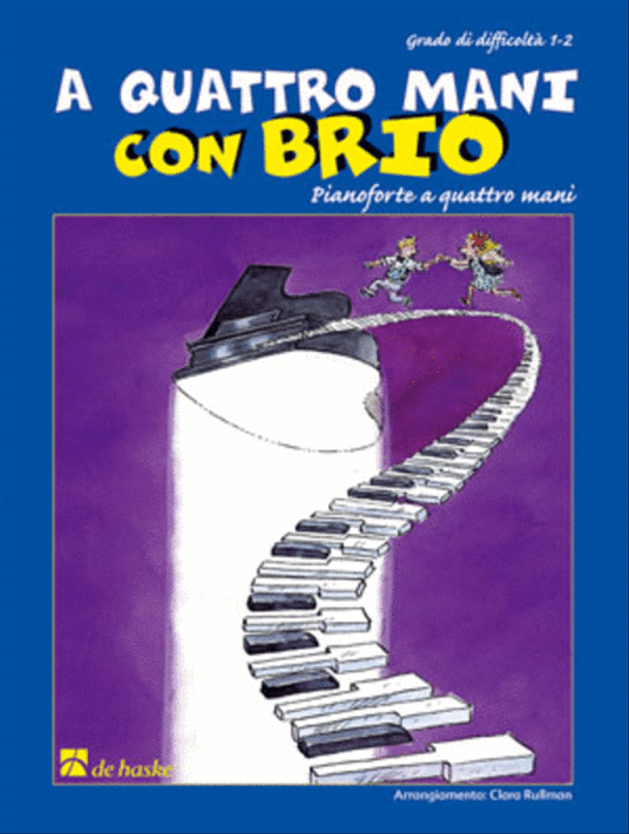 A quattro mani con brio Piano Duet scores gallery preview page 1