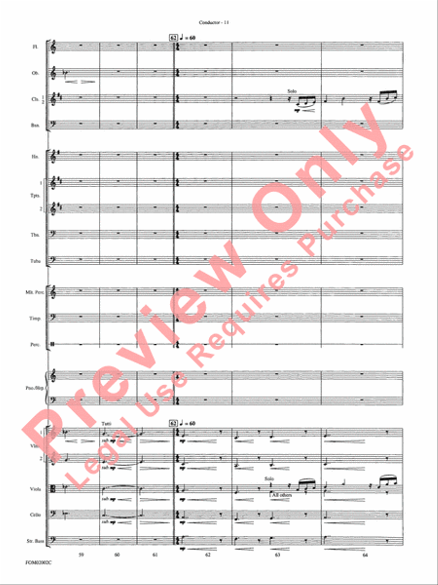 The Lord of the Rings: The Fellowship of the Ring Full Orchestra scores gallery preview page 14