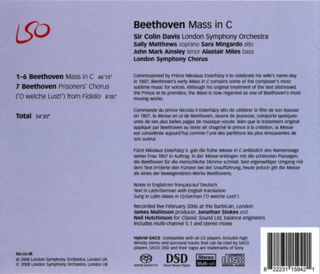 Beethoven: Mass in C