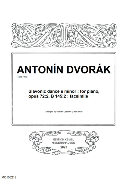 Slavonic dance e minor