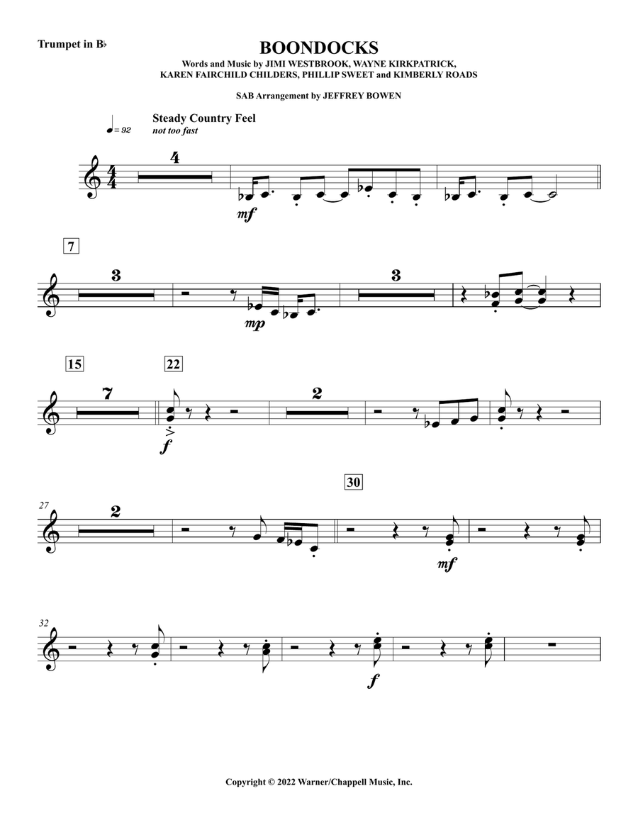 Boondocks Concert Band scores gallery preview page 1