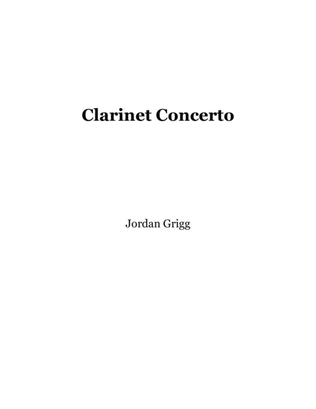Book cover for Clarinet Concerto Score and Parts