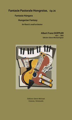 Book cover for Hungarian Fantasy for flute