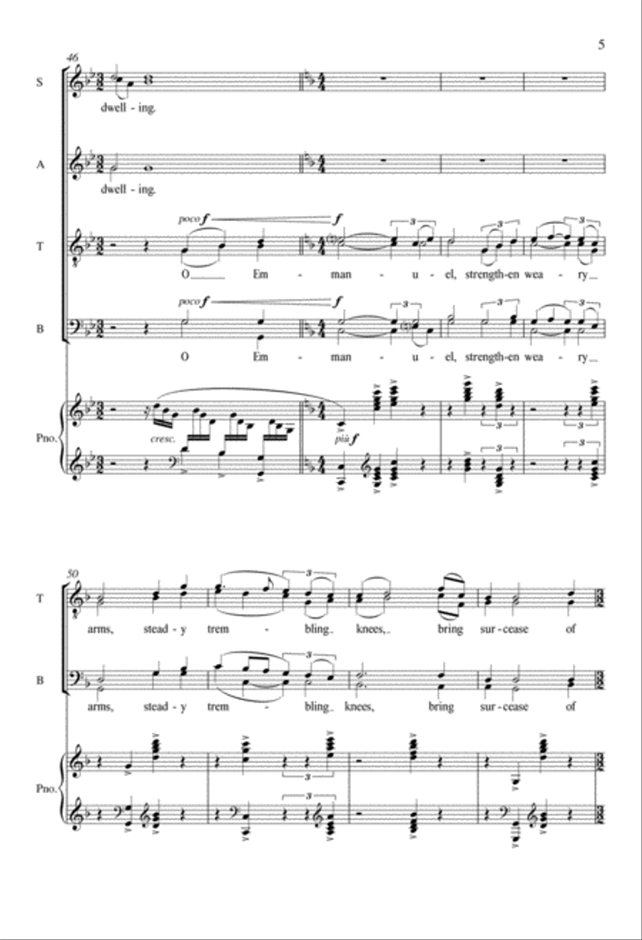 Advent Reflections Divisi scores gallery preview page 5