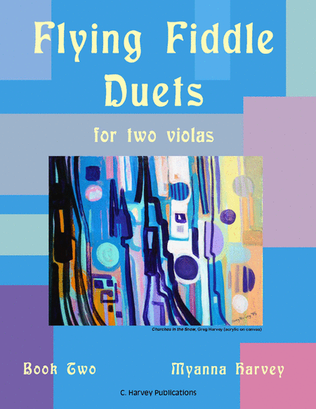 Book cover for Flying Fiddle Duets for Two Violas, Book Two