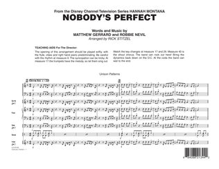 Nobody's Perfect - Full Score