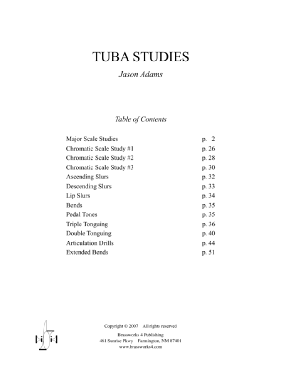 Tuba Studies Tuba scores gallery preview page 4