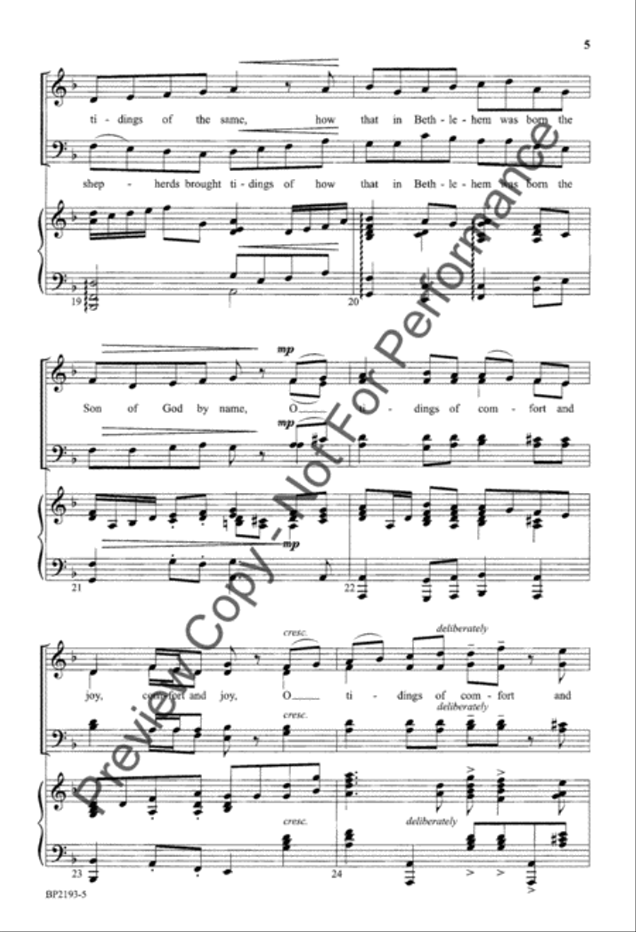 God Rest Ye Merry, Gentlemen - Ijames 4-Part scores gallery preview page 6