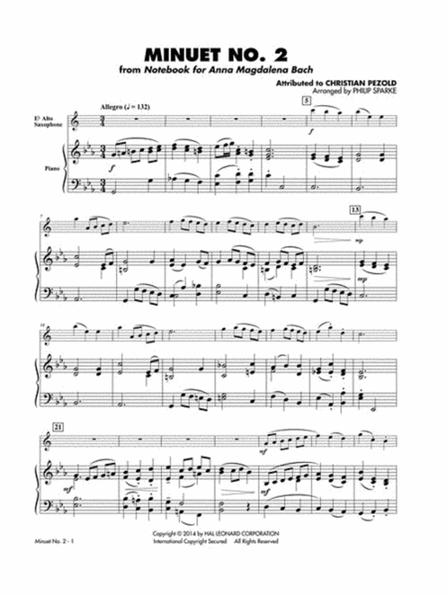 Classical Solos for Alto Saxophone, Vol. 2