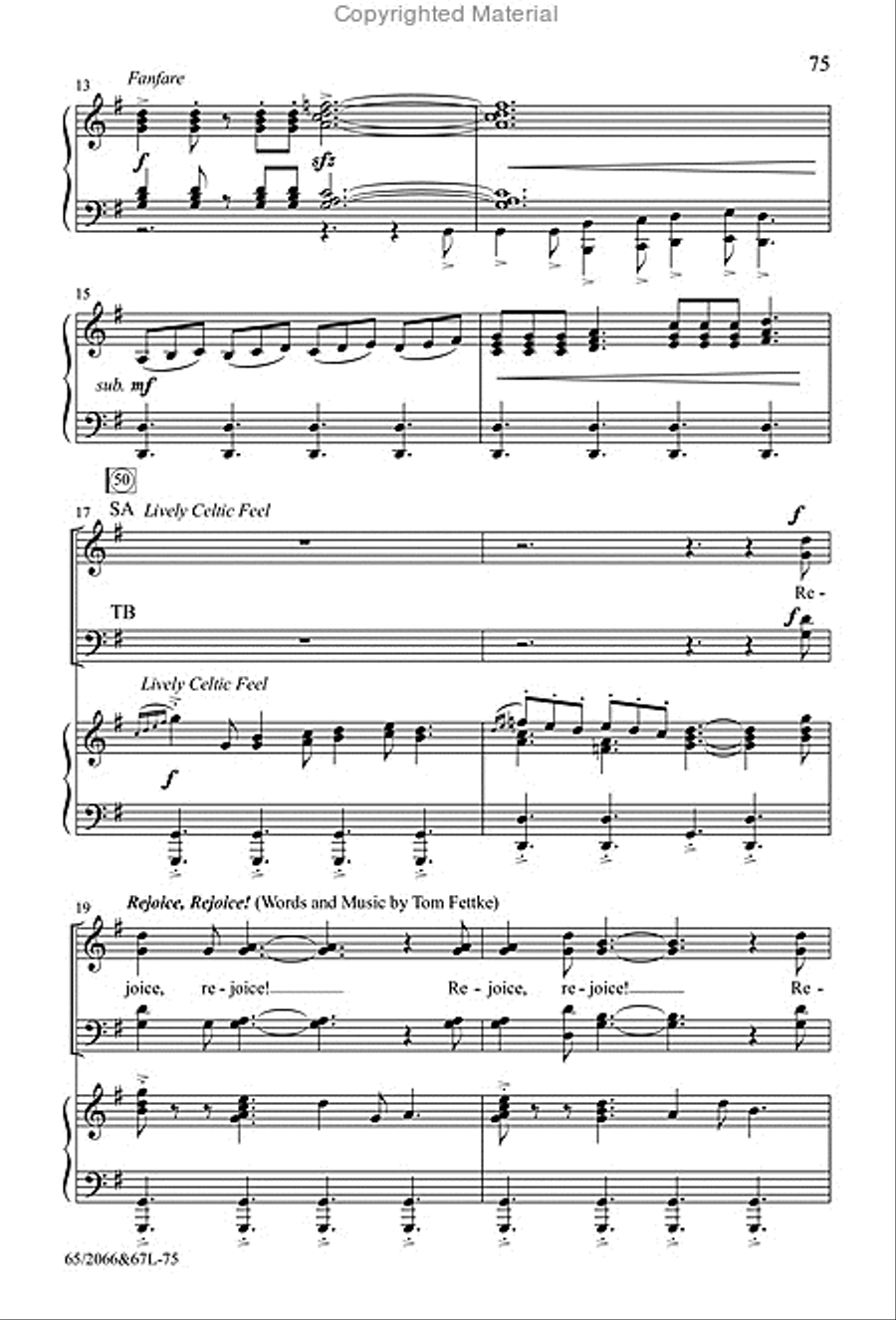 Stars of Glory - SATB with Performance CD 4-Part scores gallery preview page 24