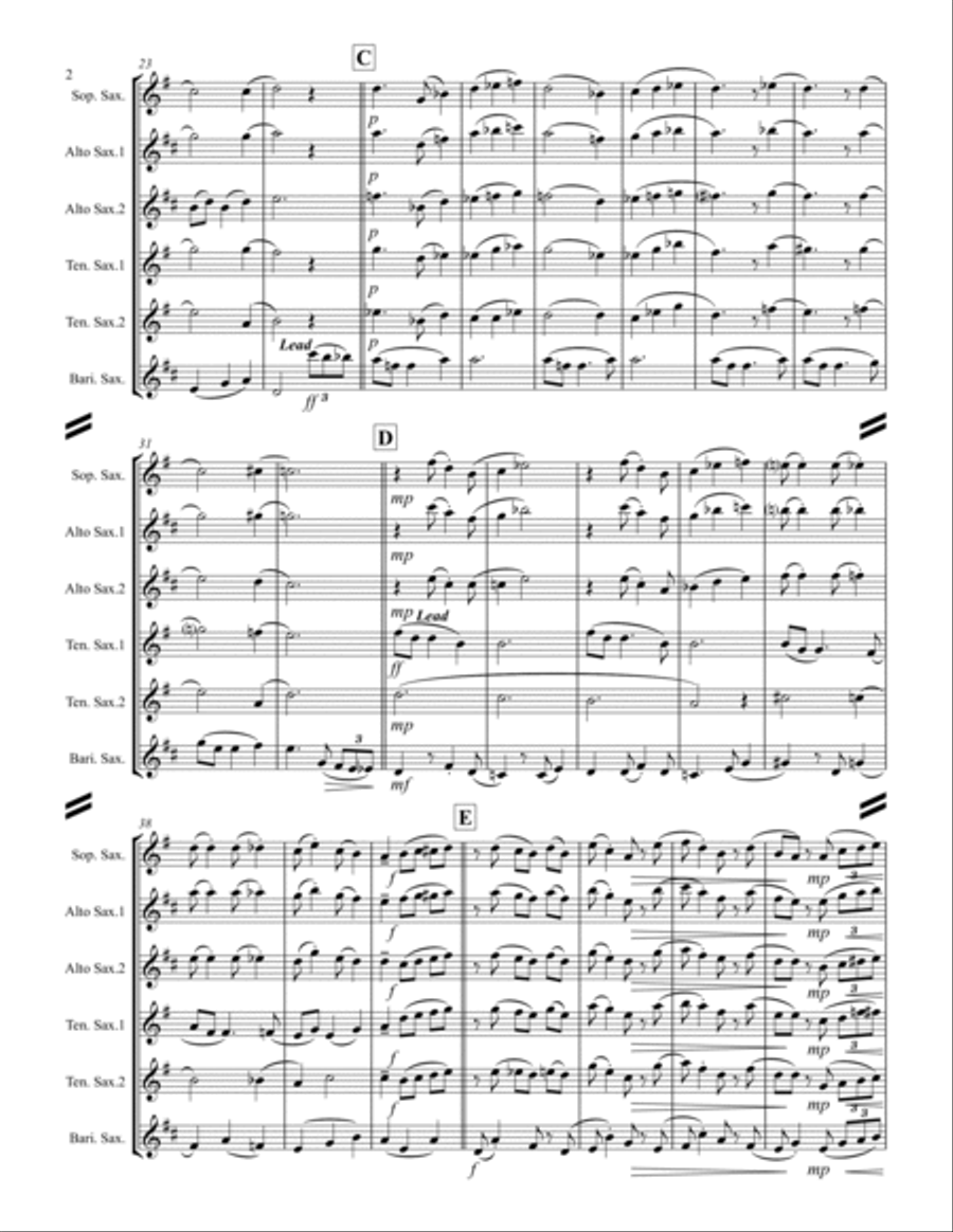 Christmas Time Is Here Christmas Time Is Here Saxophone Quintet scores gallery preview page 3