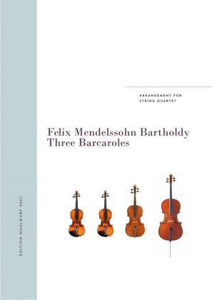 Book cover for Three Barcaroles
