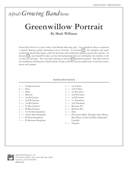 Greenwillow Portrait: Score