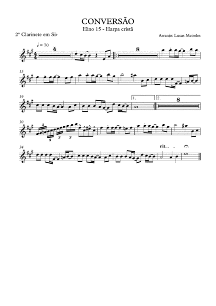 Conversion- Christian Harp Praise 15 Concert Band scores gallery preview page 6
