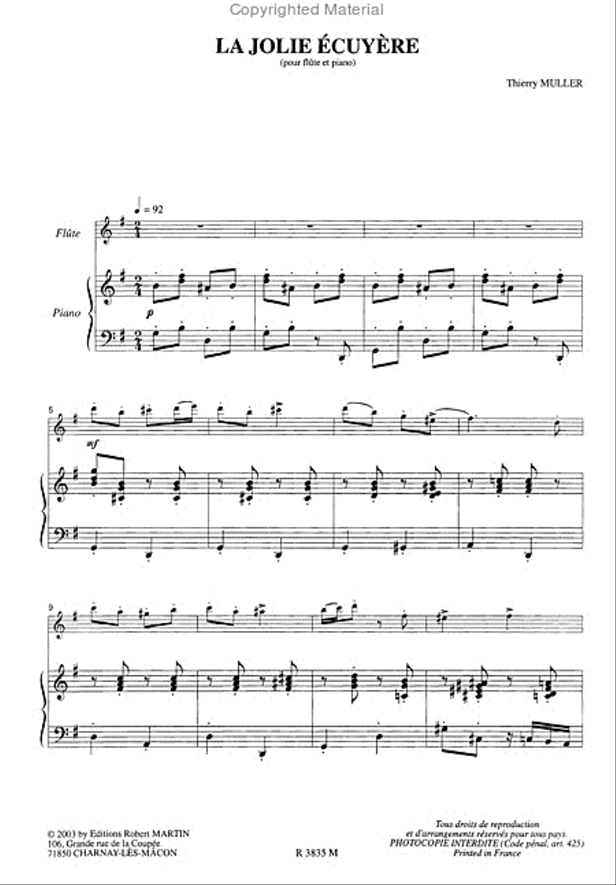Le Petit Flûté au Cirque Vol.4 Piano scores gallery preview page 11