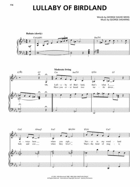 Ella Fitzgerald – Original Keys for Singers