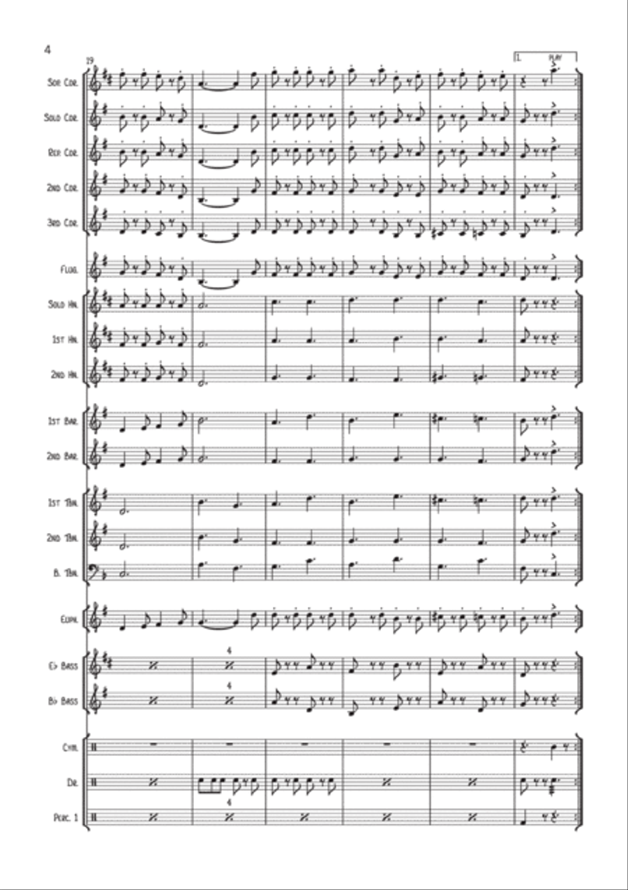 MacNamara's Band (Brass Band) Brass Band scores gallery preview page 5
