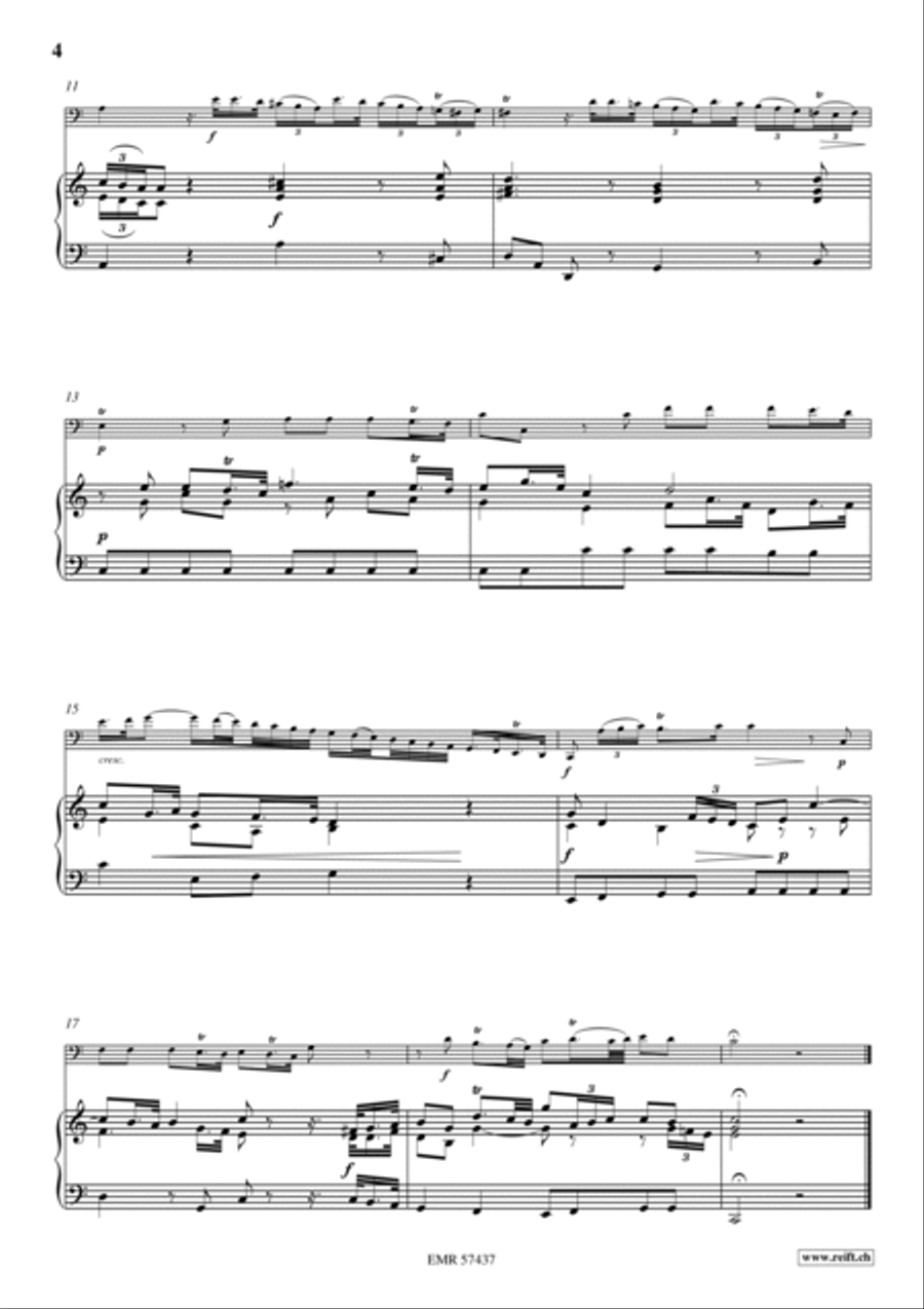 Sonata No. 6 Sonata No. 6 Bassoon Solo scores gallery preview page 5