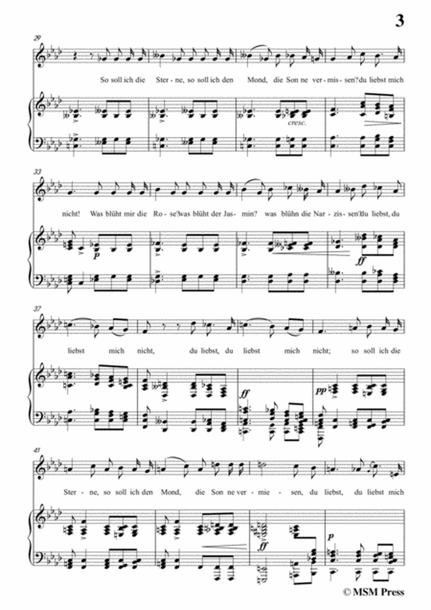 Schubert-Du Liebst mich nicht,Op.59 No.1,in f minor,for Voice&Piano image number null