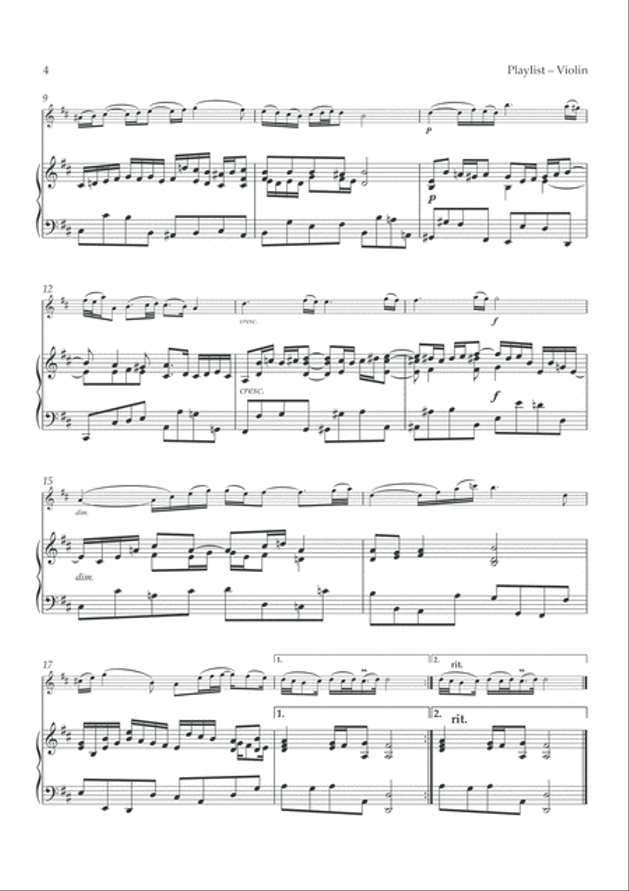 Air Violin Solo scores gallery preview page 2