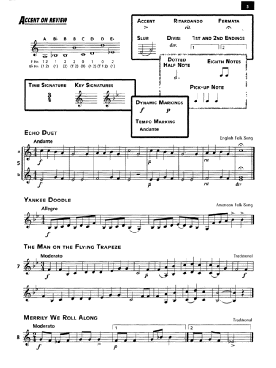 Accent on Achievement Accent on Achievement Concert Band Methods scores gallery preview page 2