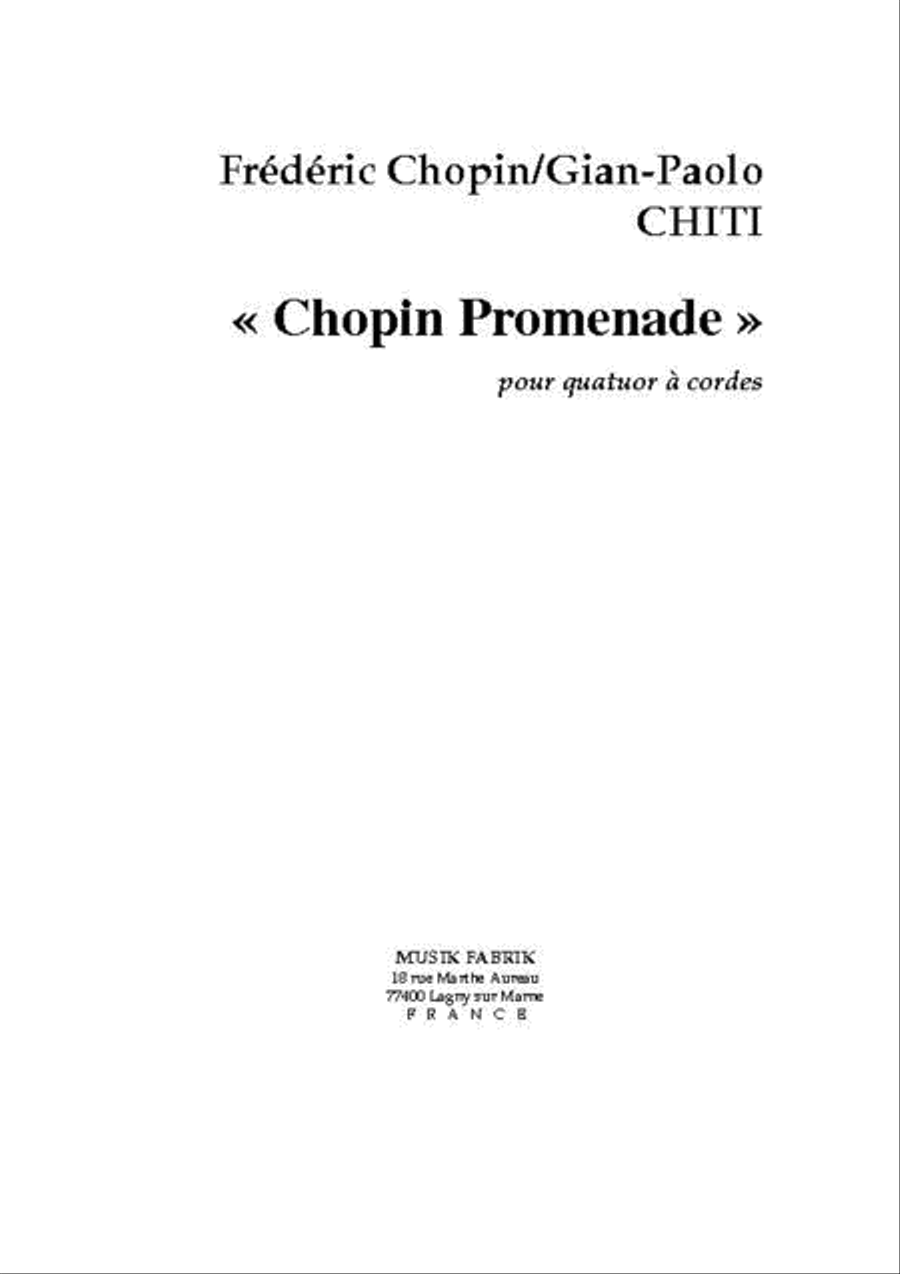 Chopin Promenade School and Community scores gallery preview page 1