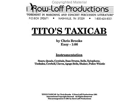 Tito's Taxicab image number null