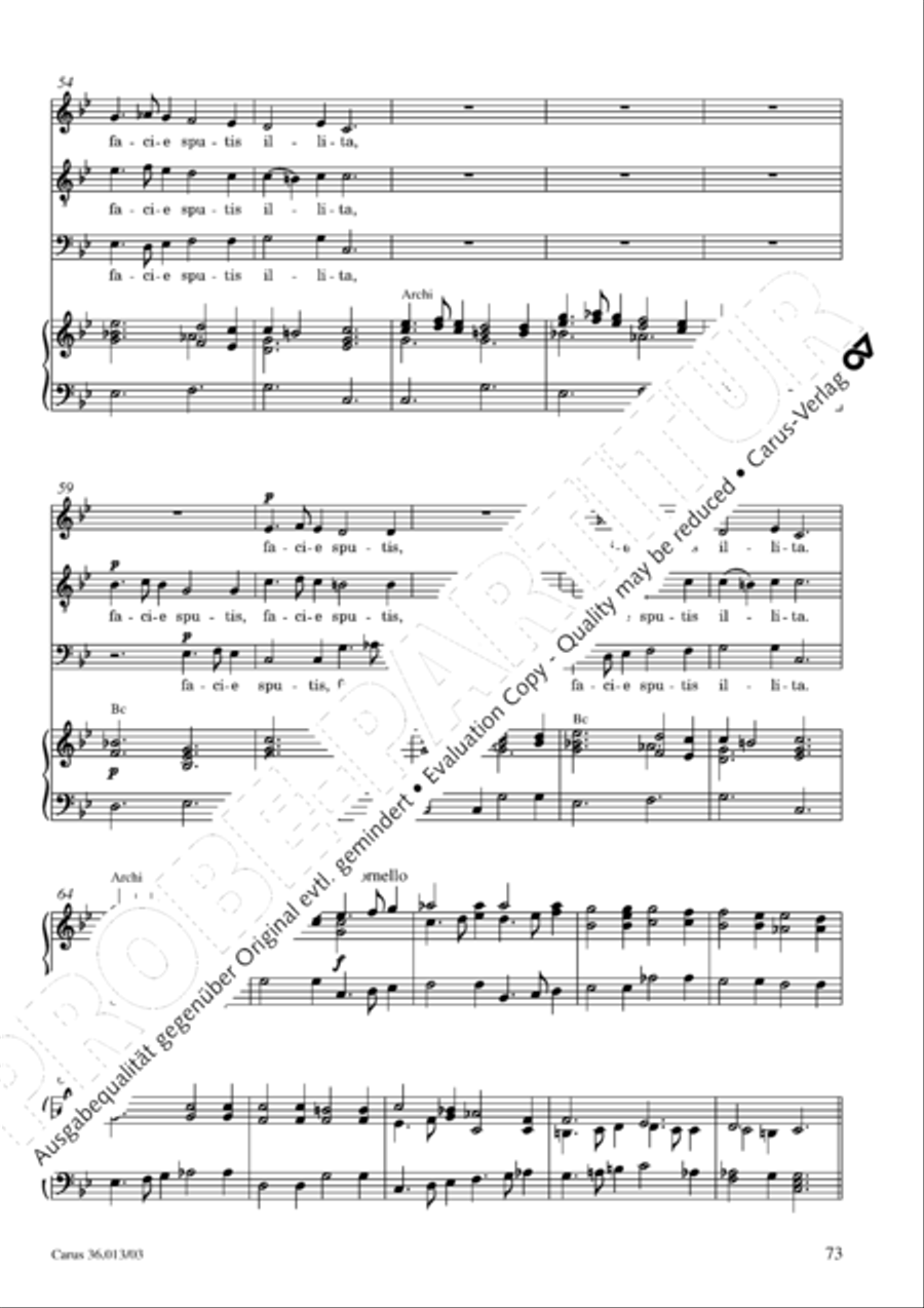 Membra Jesu nostri SSATB scores gallery preview page 74