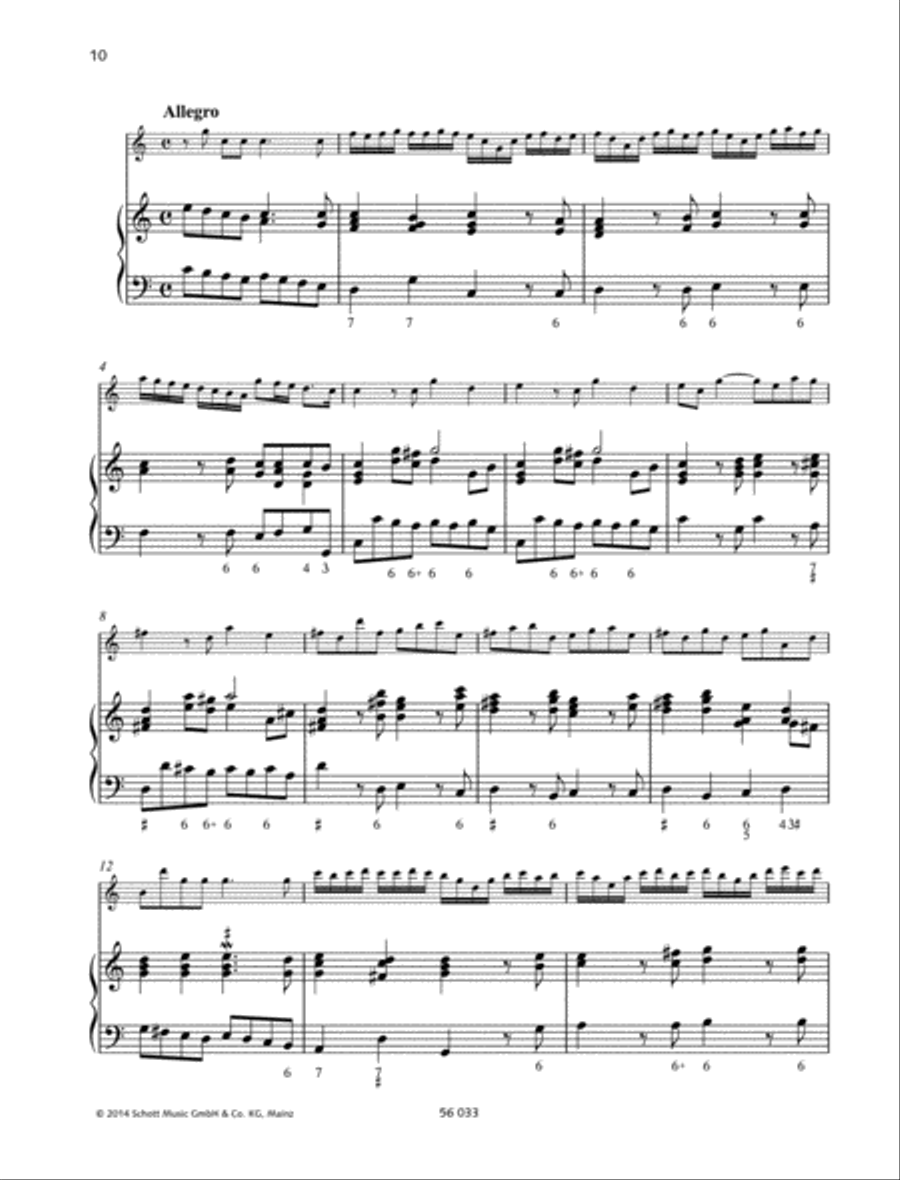 Sonata C major Alto Recorder scores gallery preview page 3