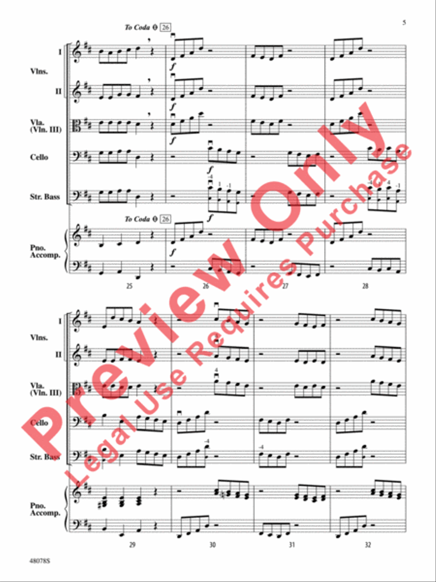 Dizzy Digits String Orchestra scores gallery preview page 6