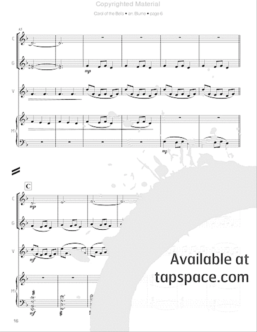 Winterludes for Two Winterludes for Two Marimba scores gallery preview page 19