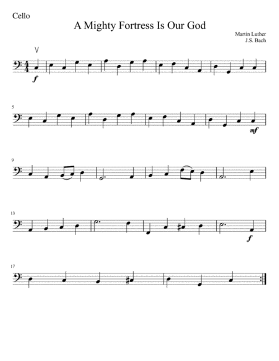 A Mighty Fortress is Our God A Mighty Fortress is Our God String Orchestra scores gallery preview page 6
