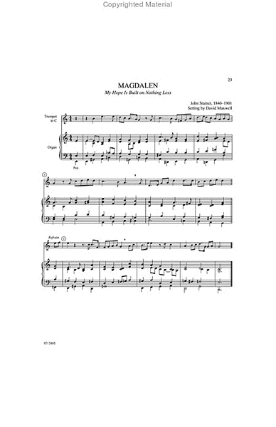 Final Stanzas: Hymn Settings for Organ and Descanting Instrument, Vol. 3 image number null