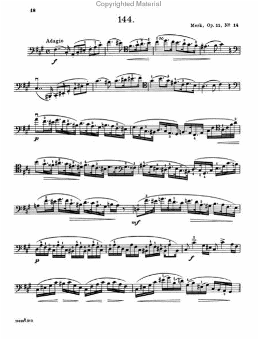 170 Foundation Studies for Violoncello