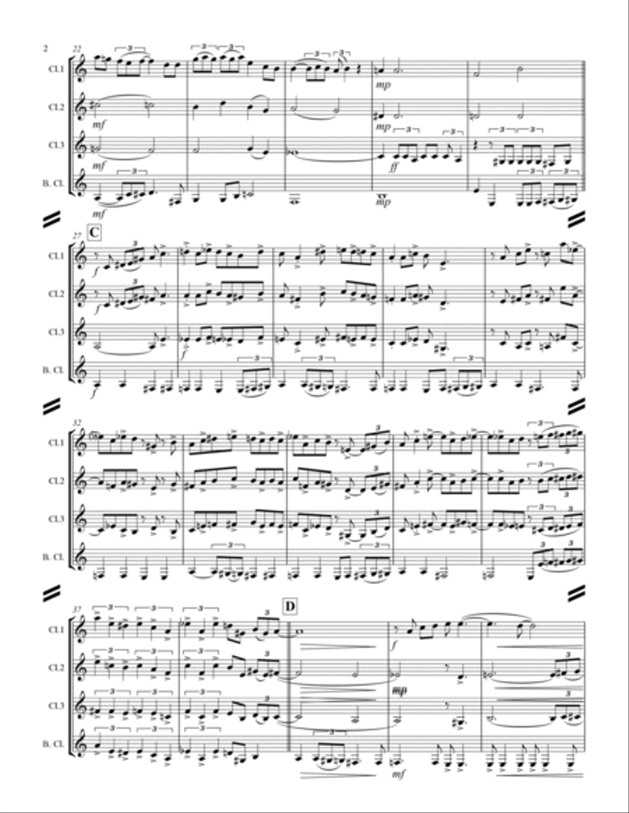 You're A Mean One, Mr. Grinch Woodwind Ensemble scores gallery preview page 3