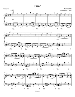VIXX-Error (Advanced Piano Arrangement)