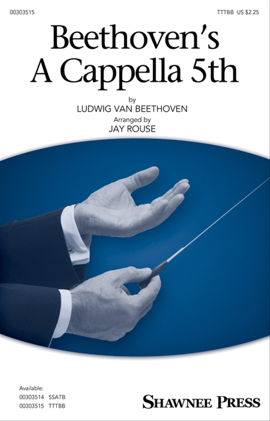 Beethoven's A Cappella 5th TTBB scores gallery preview page 1