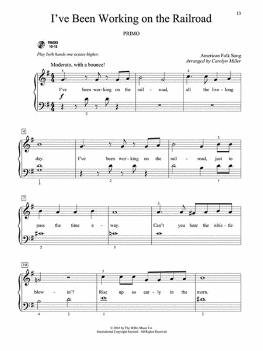 Teaching Little Fingers to Play More Easy Duets Piano Method scores gallery preview page 7